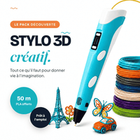 Stylo 3D pour Enfant – Filament PLA Inclus